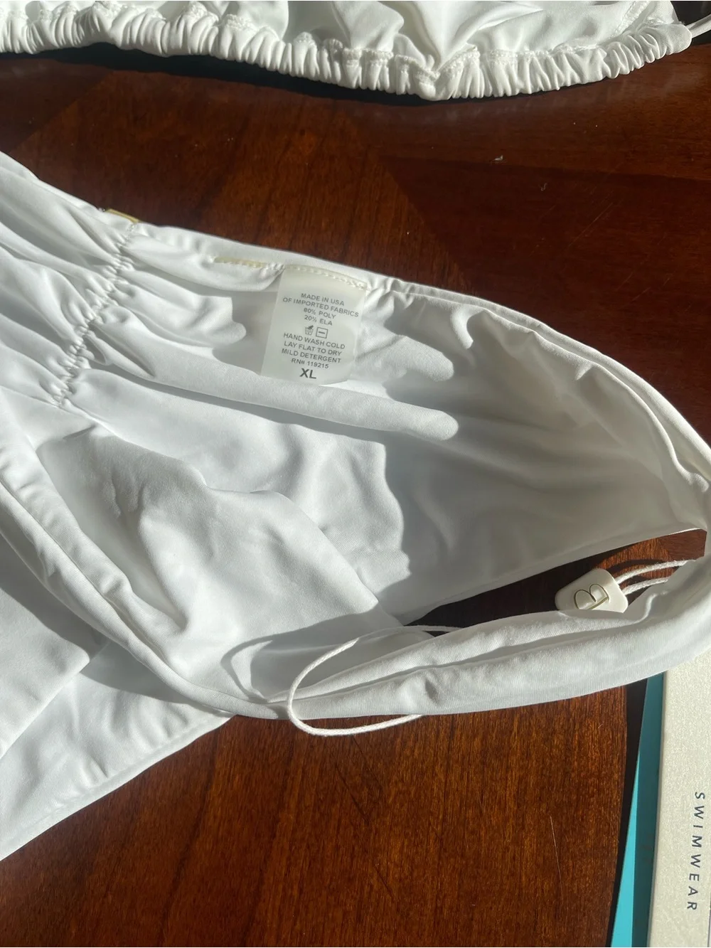 ON RESERVE FOR DIVADAR…NWT Pearl bikini set L TOP ONLY - Picture 9 of 9